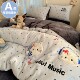 Class a Milk Velvet Four-Piece Set 2026 New Coral Velvet Duvet Cover Thickened Warm Bedding Three-Piece Set 4