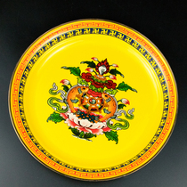 Buddhist supplies painted enamel enamel for fruit plate eight treasures for offering fruit plate Buddha Hall for sale special bond