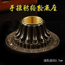 Hand-cranked warp wheel base Tibetan Buddhist tools