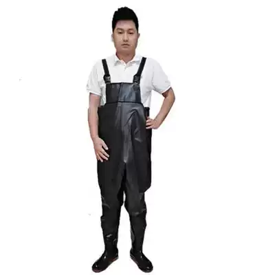 Water shed pants half thick fishing rain shoes harpoon waterproof pants belt rain pants waist clothes waterproof clothing set Ultra Light