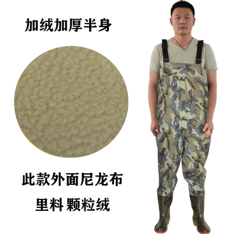 Semi-body beef tendon Thickened Waterproof Trousers Sewer Pants Sewer couriers Fish Pants Super Light Rain Bank Reservoir Insulation Women