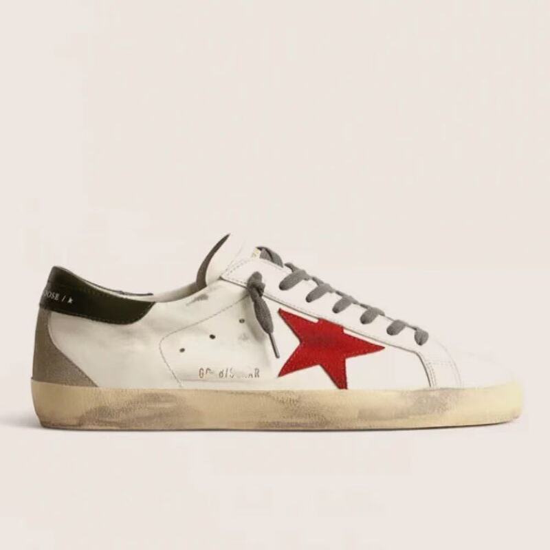2025 New Style Distressed Shoes with Star Details, Unisex Retro Casual Sports Shoes with Hidden Height Increase, in Stock