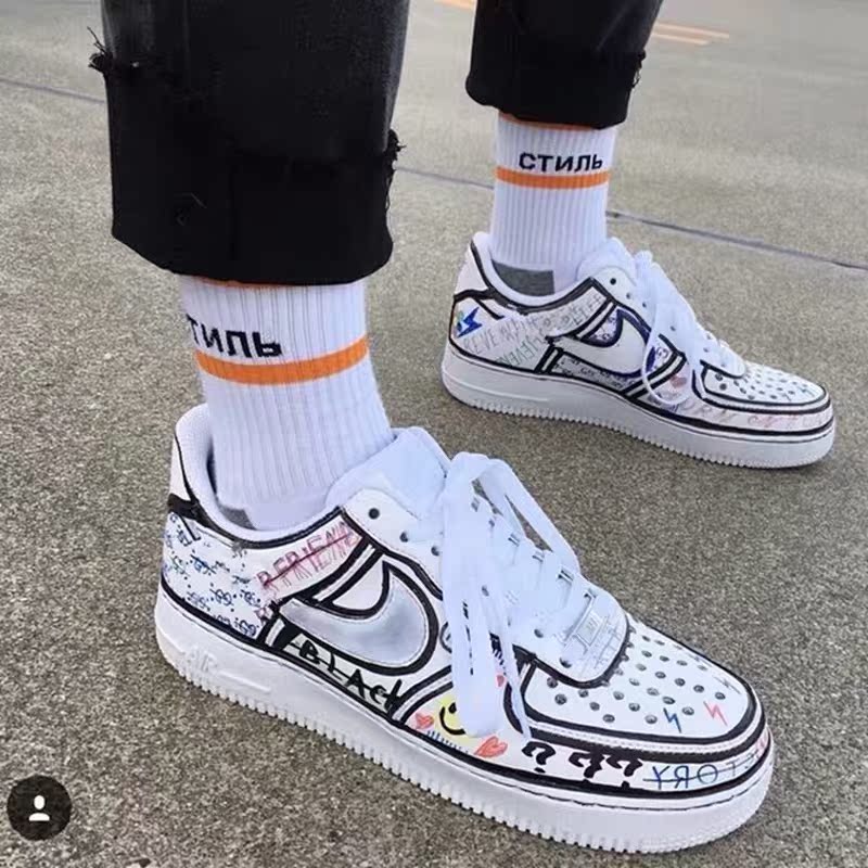 Phiên bản chính xác của vớ màu sắc Heron Preston Vớ cotton thể thao đường phố cao HP Lợi ích của cửa hàng - Vớ thể thao tất chống hôi chân