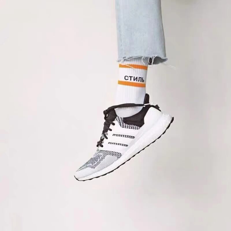 Phiên bản chính xác của vớ màu sắc Heron Preston Vớ cotton thể thao đường phố cao HP Lợi ích của cửa hàng - Vớ thể thao tất chống hôi chân