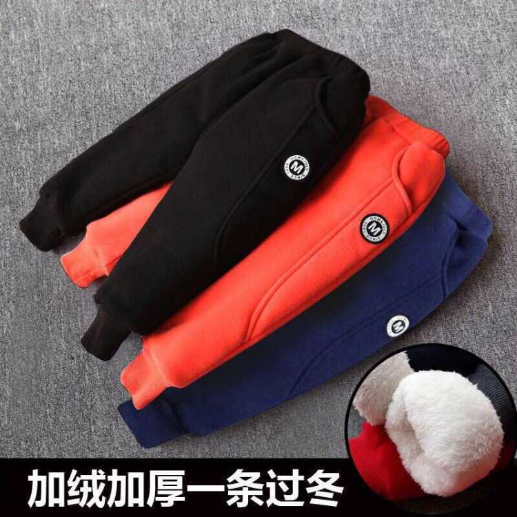 2109 cậu bé và cô gái mới mặc ingenwithing mùa đông ba lớp cộng với nhung dày hai mặt quần cotton bé 0-6 năm triều cũ của trẻ em.