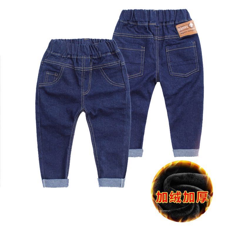 Chàng trai quần jean mùa xuân và mùa thu quần 2020 có thể mở mùa xuân quần bé denim thủy triều (3).