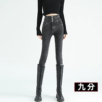 Серые брюки до щиколотки с регулярной грудью [Весна и осень без бархата]