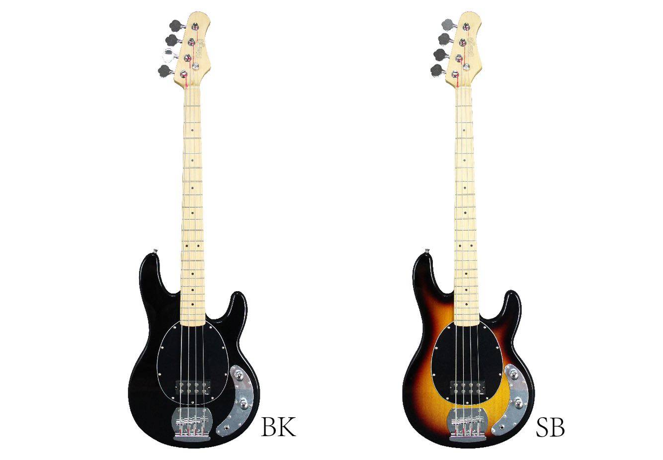 Belgium Stagg Bass Electric Bass Bass Bass MB-300 Black Sunset Color Four Strings Electric Bass