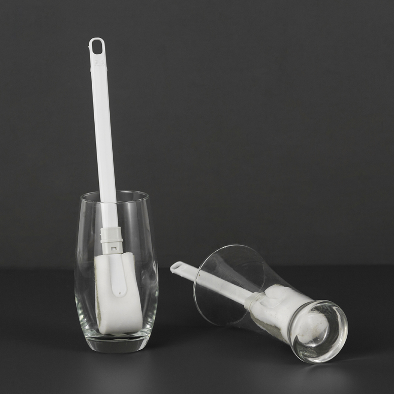 Long handle sponge cup brush nano wash cup wipe magic cleaning sponge wipe milk bottle brush kitchen brush cleaning brush