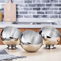 Stainless steel seasoning tank thickened hot pot seasoning tank Commercial self-service seasoning bowl Kitchen seasoning box Spherical cup tank
