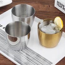Stainless steel cup Anti-Wrestling Cup Single-layer cup Drinking cup Nordic Creative Current Cup Drinking Cup