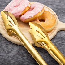 Food clip Stainless steel anti-scalding barbecue clip Bread clip Cake clip Extended thickened steak barbecue clip vegetable clip