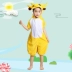 Trẻ em Ngày Động vật Trang phục Tay ngắn Ếch Khủng long Bunny Gà Vịt Khỉ Chuột Mẫu giáo Hiệu suất Quần áo Nam và Nữ - Trang phục đồng phục cảnh sát trẻ em Trang phục