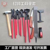 High-quality hoof trimming tools hoof trimming pliers nail pressing pliers horse hoof pliers nail pliers equestrian supplies nail sole tool set