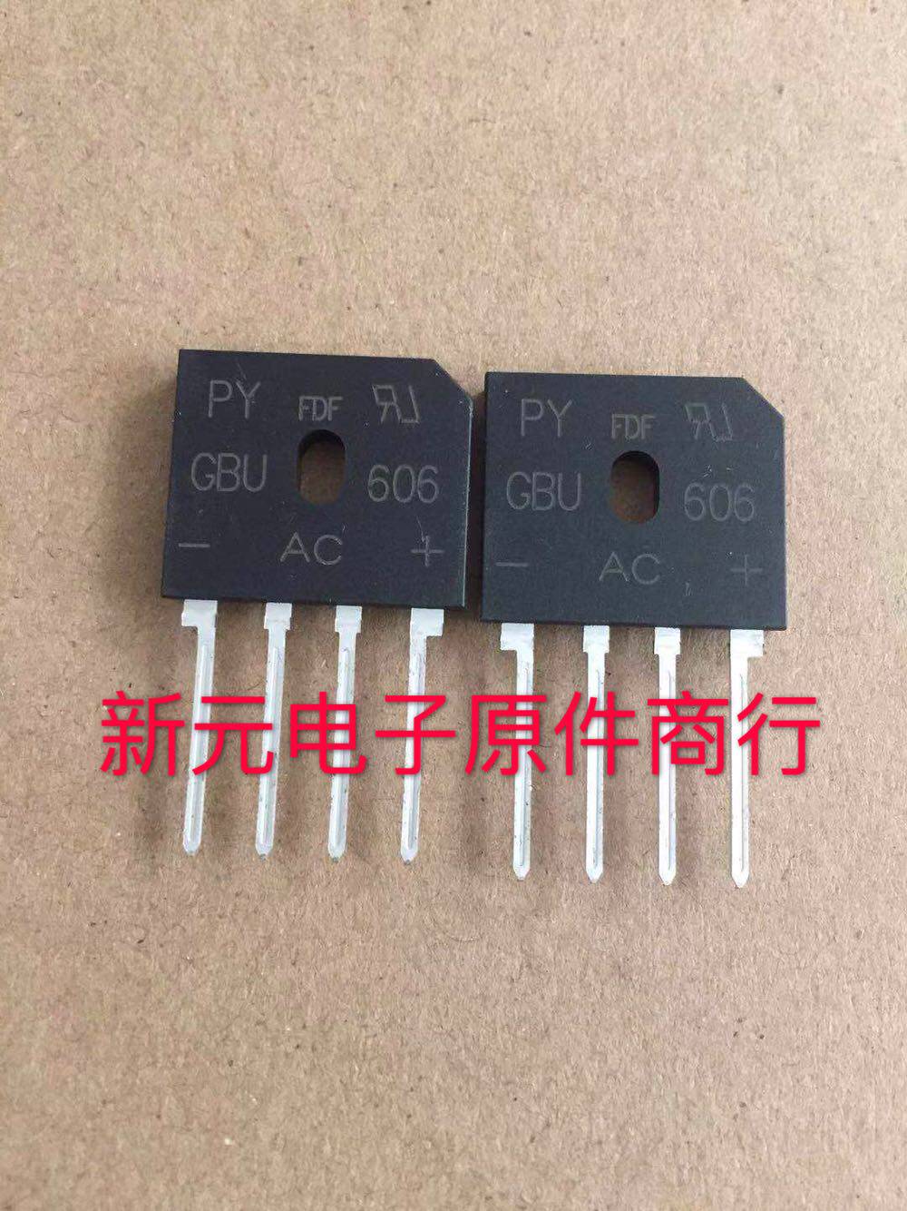GBU606 original new rectifier bridge flat bridge rectifier 6A600V quality assurance