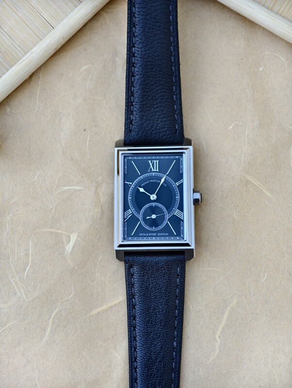 Jiudao Ningfeng Series-Zeta Love Time Joint Brand Unisex Small Square Watch Jiudao Ningfeng Series-Zeta Love Time Joint Brand Unisex Small Square Watch