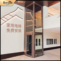 Household elevator two or three-story villa small indoor four or five-story family lift traction hydraulic simple seven-story sightseeing