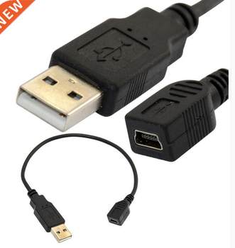 USB MINI 5Pin 5P Female to USB 2.0 A male plug Cable 0.25m