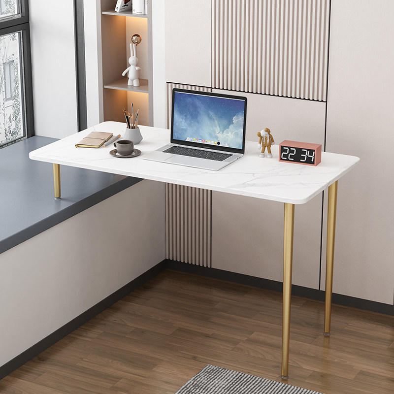 Rockboard short table floating window corner close by wall Long desk windowsill desk desk custom high and low foot length legs