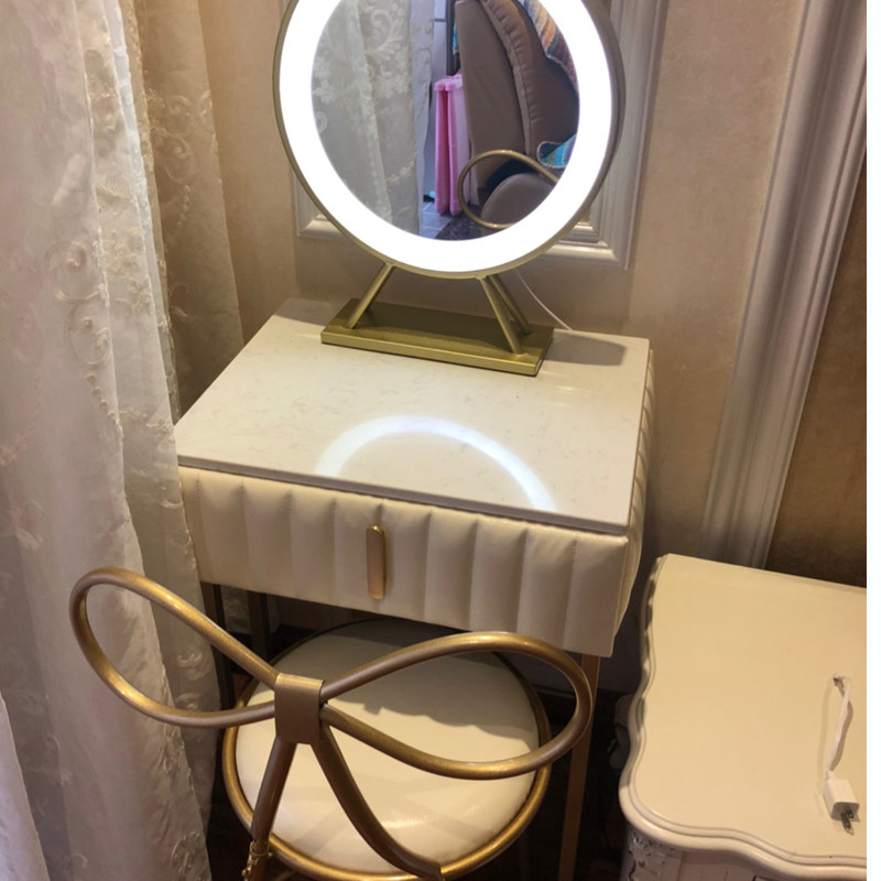 Small makeup cabinet 40cm makeup table bedroom small super small makeup table makeup table light luxury women's single mini