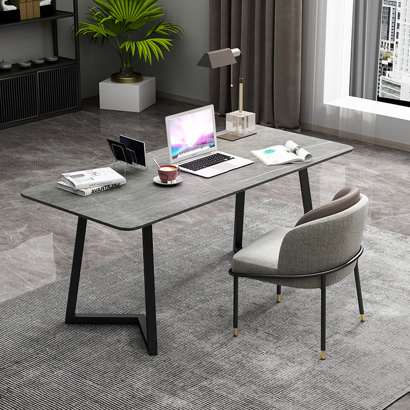 Rock Board Lined Desk Desk Light Extravagant Modern Table Electric Racing Desk Desk Home Desk Desktop Notebook