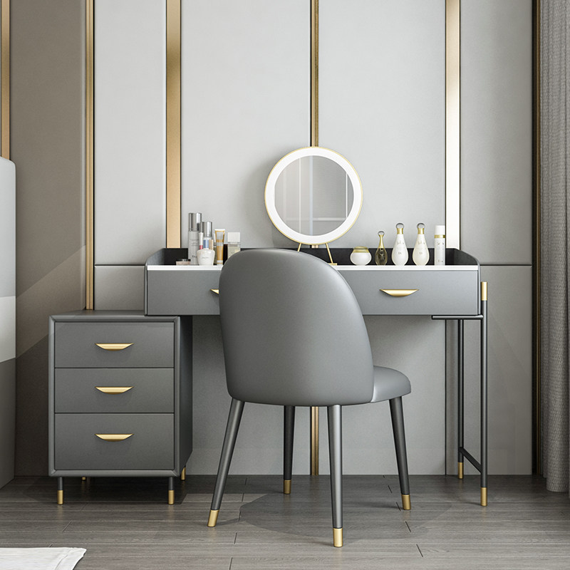 Net red dresser makeup cabinet makeup table light luxury modern senior bedroom bedside table storage cabinet integrated dressing table