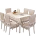 Rắn bảng màu ghế vải che ghế ăn đệm phù hợp với hiện đại nhỏ gọn khăn trải bàn vải hình chữ nhật bàn cà phê ghế tấm vải liệm châu Âu - Khăn trải bàn khăn trải bàn pvc Khăn trải bàn