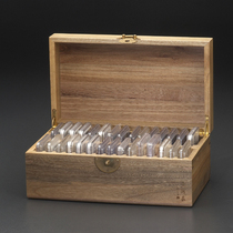 Old Bank 30 PCGS NGC gold universal rating coin naked coin silver dollar camphor wood collection box