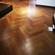Meisen official Residence Paraguay heavy ant wood Rosewood lock floor heating level herringbone pure solid wood floor Log home