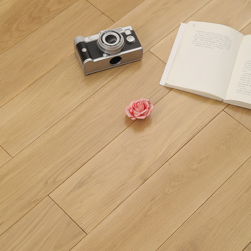 Oak log color pure solid wood flooring home bedroom lock buckle floor heating free keel manufacturer direct sales preferably class A