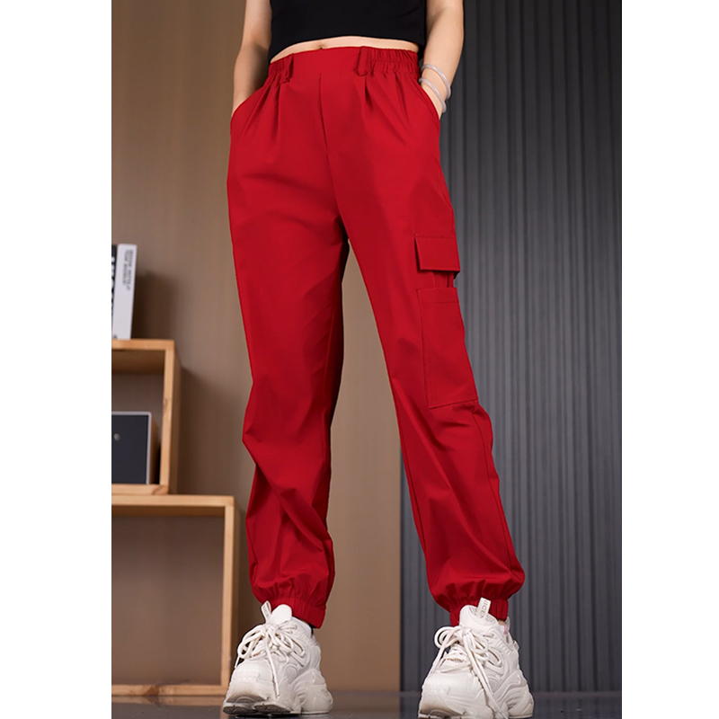 2026 New Style Jogger Cargo Pants for Women, Summer Thin High-Waisted Slimming Ice Silk Quick-Dry Pants, Summer Harem Sports Pants