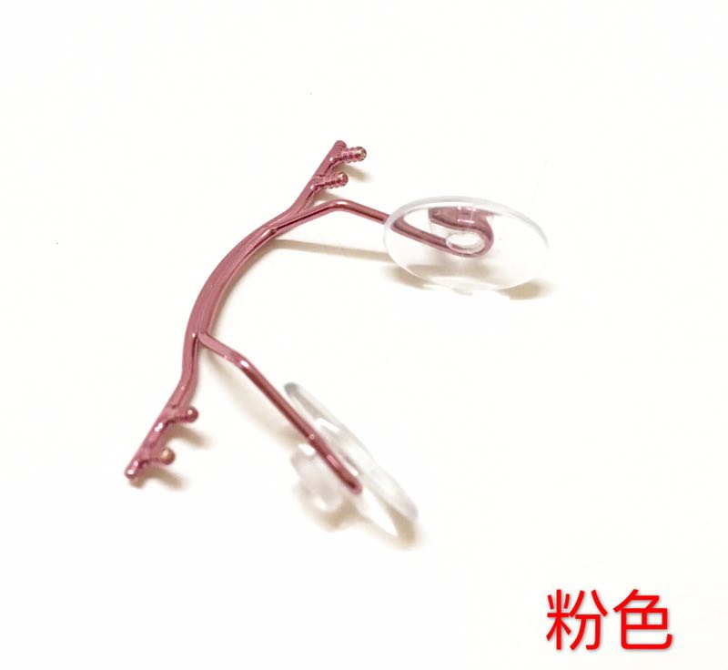 Kính phụ kiện không khung kính chùm tia mũi cầu sửa lỗ đôi để gửi mũi nhựa hỗ trợ - Kính khung tròng kính chống ánh sáng xanh