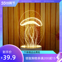 Bedroom Pendulum Cozy Room Small Night Light Bed Head Cabinet Sleep Light Creative Gift Dream Romantic Lovely Girl Heart