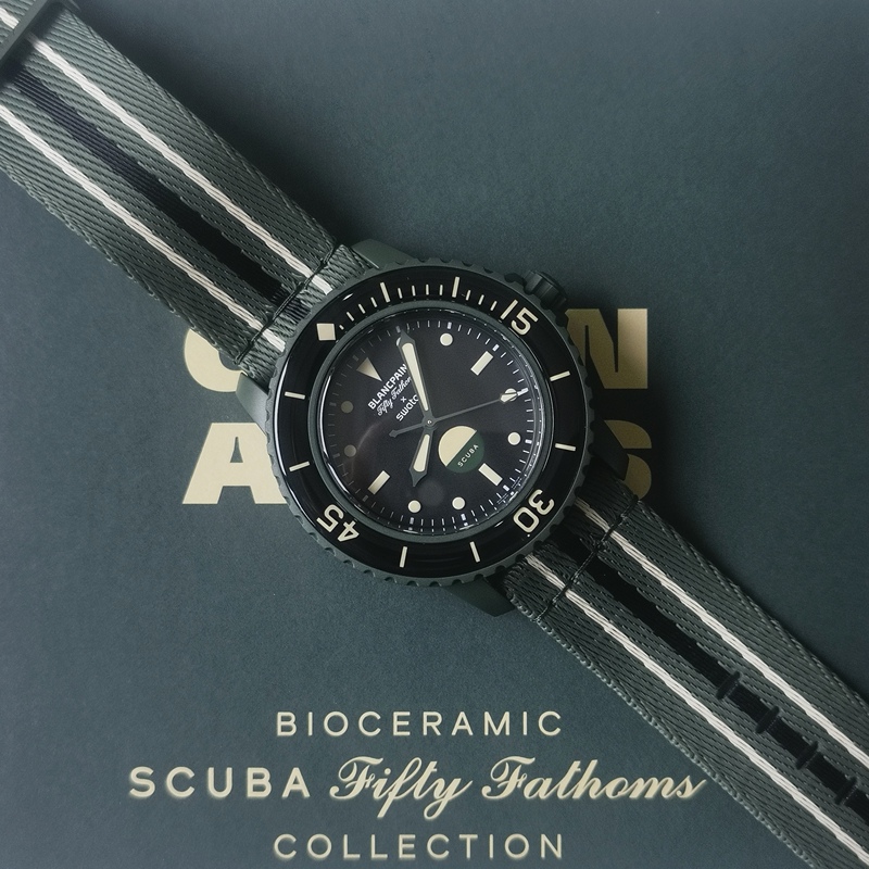 In-Stock Swatch Blancpain Fifty Fathoms Collaboration Model Swatch Blancpain Fifty Fathoms New Diving Watch In-Stock Swatch Blancpain Fifty Fathoms Collaboration Model Swatch Blancpain Fifty Fathoms New Diving Watch