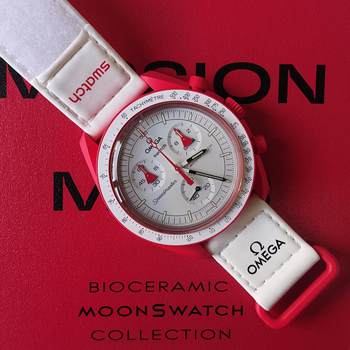 Authentic In-Stock Swatch X Omega Speedmaster Mars Planet Series Omega Swatch Watch