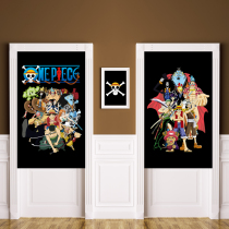 One Piece door curtain Japanese bedroom fitting room half curtain hanging cloth kitchen toilet partition curtain custom Velcro