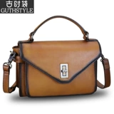 Ретро кожаная сумка через плечо, небольшая сумка, сумка на одно плечо, из натуральной кожи, коллекция 2022