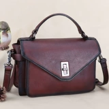 Ретро кожаная сумка через плечо, небольшая сумка, сумка на одно плечо, из натуральной кожи, коллекция 2022