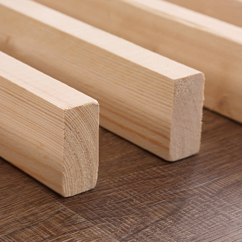 Solid wood bed bedside wood strip 1 8 m 1 5 pine row skeleton square material bed beam cross bar bed board support keel