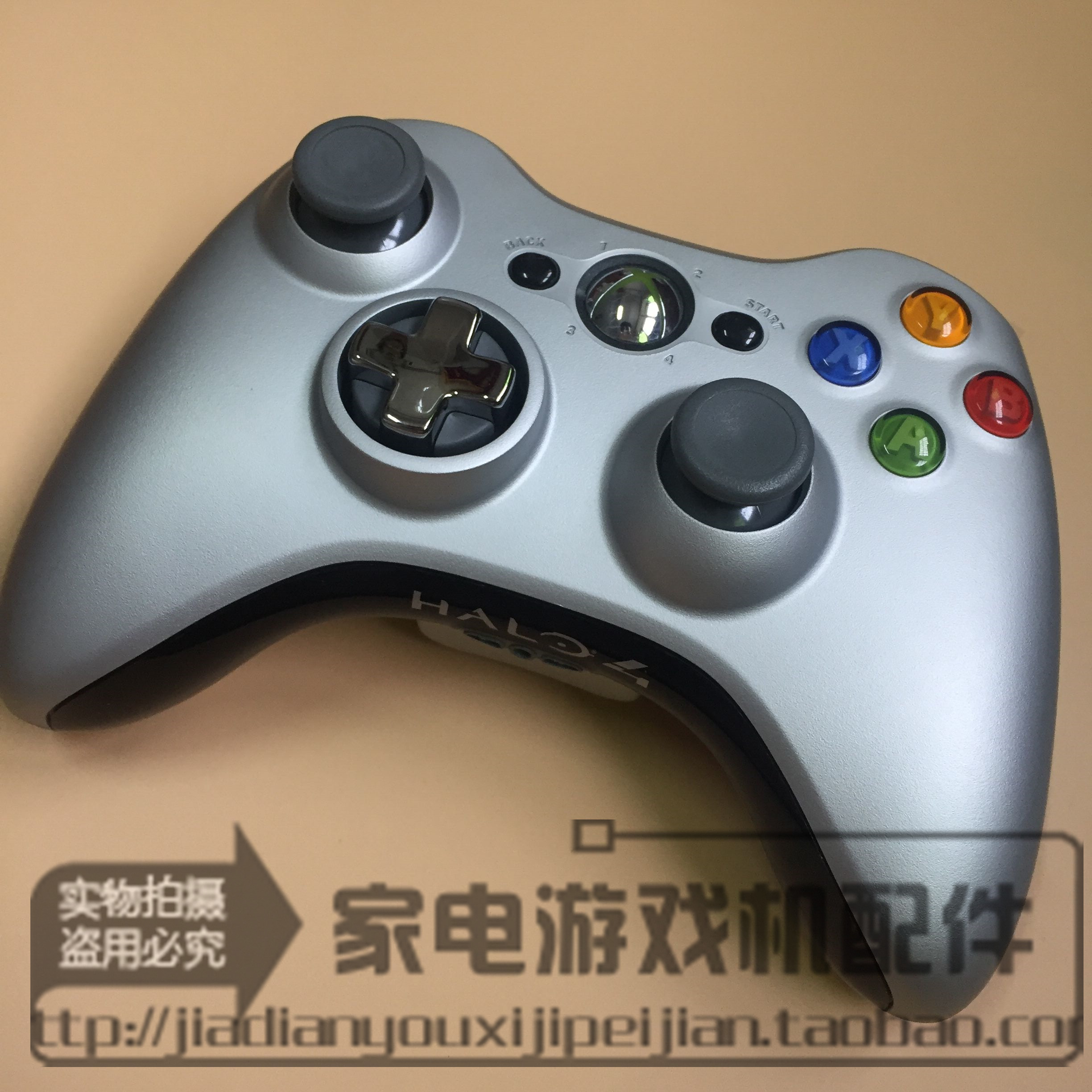 Original fitted XBOX360 handle computer handle Wireless game handle Steam Universal Extinction Silver Limited Color