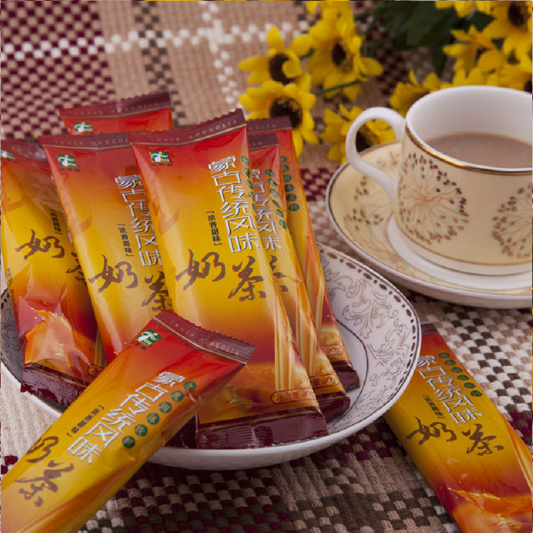Out of Saiqu Mongolian traditional flavor milk tea strong fragrance sweet milk tea powder 400g independent small package new year gift