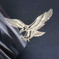 Орл 60*44 мм золотой