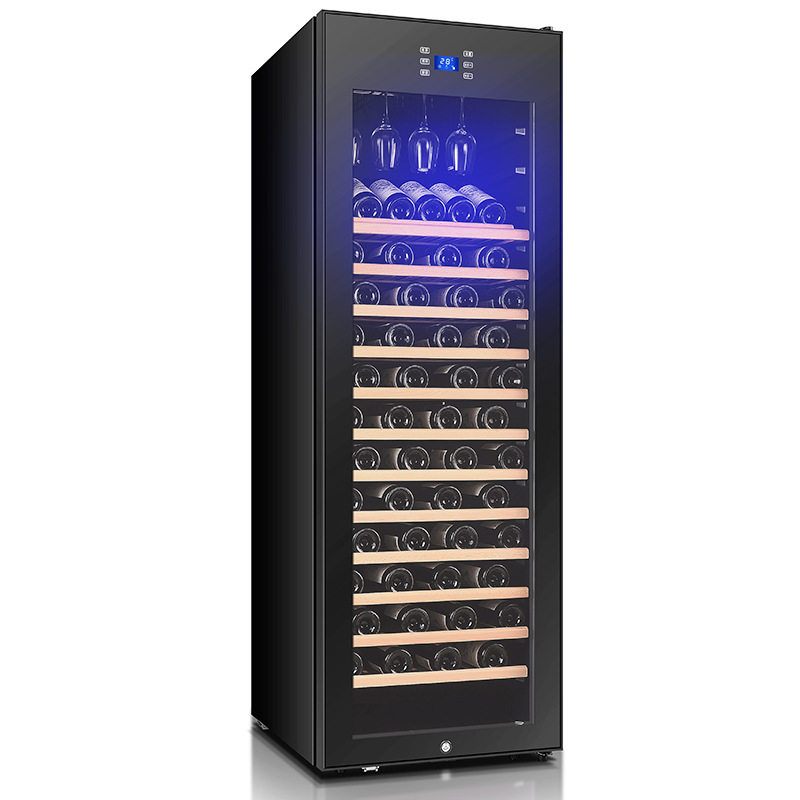 Candor428L red wine cabinet transparent glass door wine refrigerated storage cabinet thermostatic wine cellar touch screen temperature-controlled