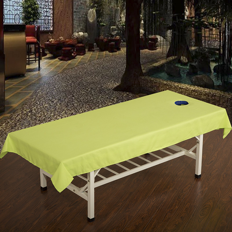 Massage Health Club Câu lạc bộ cơ thể Y học Vật lý trị liệu Massage Beauty Salon Cotton đặc biệt Bông Tấm Bông Lỗ với Lỗ - Khăn trải giường ga giường 1m8 x 2m