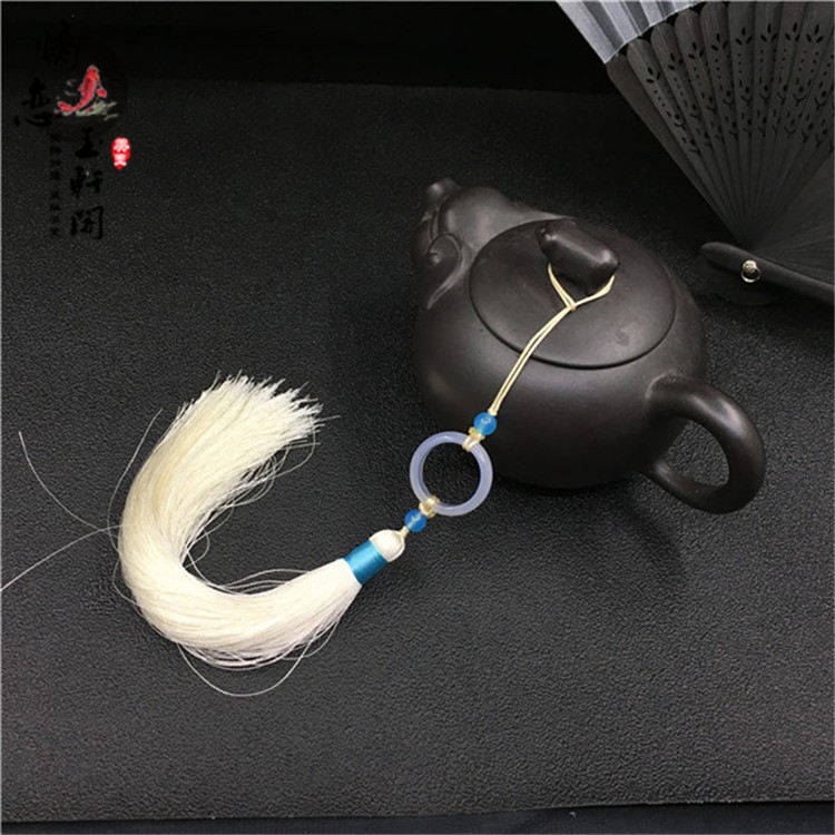 Hanfu qipao press button ancient style accessories waist pendant forbidden step peace ring waist pendant tea costume product fan fall Xiao fall