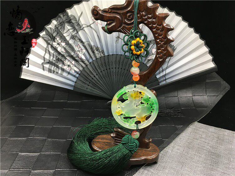 One Horse When First Pendant China Wind Hollowed-out Horse Waist Pendant Ancient Wind Accessories Hanfu Qipao Press Flap Fastening Car Interior Hanging Decoration