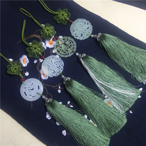 Xiuyu Jade Pai car hanging tassel Hanfu waist hand original woven accessories press buckle pendant Chinese style accessories