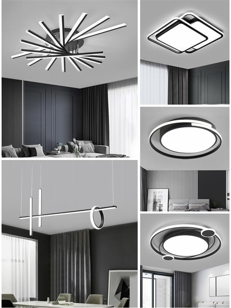 Lightweight luxury chandelier in 2021 new high - end modern minimal package lights decorated red bedroom ceiling lamp