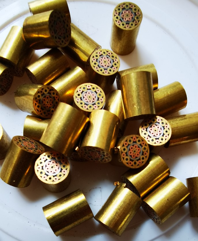 Mosaic rivet 8x10mm-d027 flower nail knife handle inlaid slingshot DIY pattern nail
