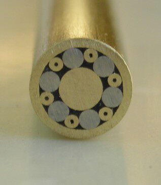 Mosaic Rivet 6mm - 009 Flower - nail Shank Mosaic Slip DIY Figure Stick